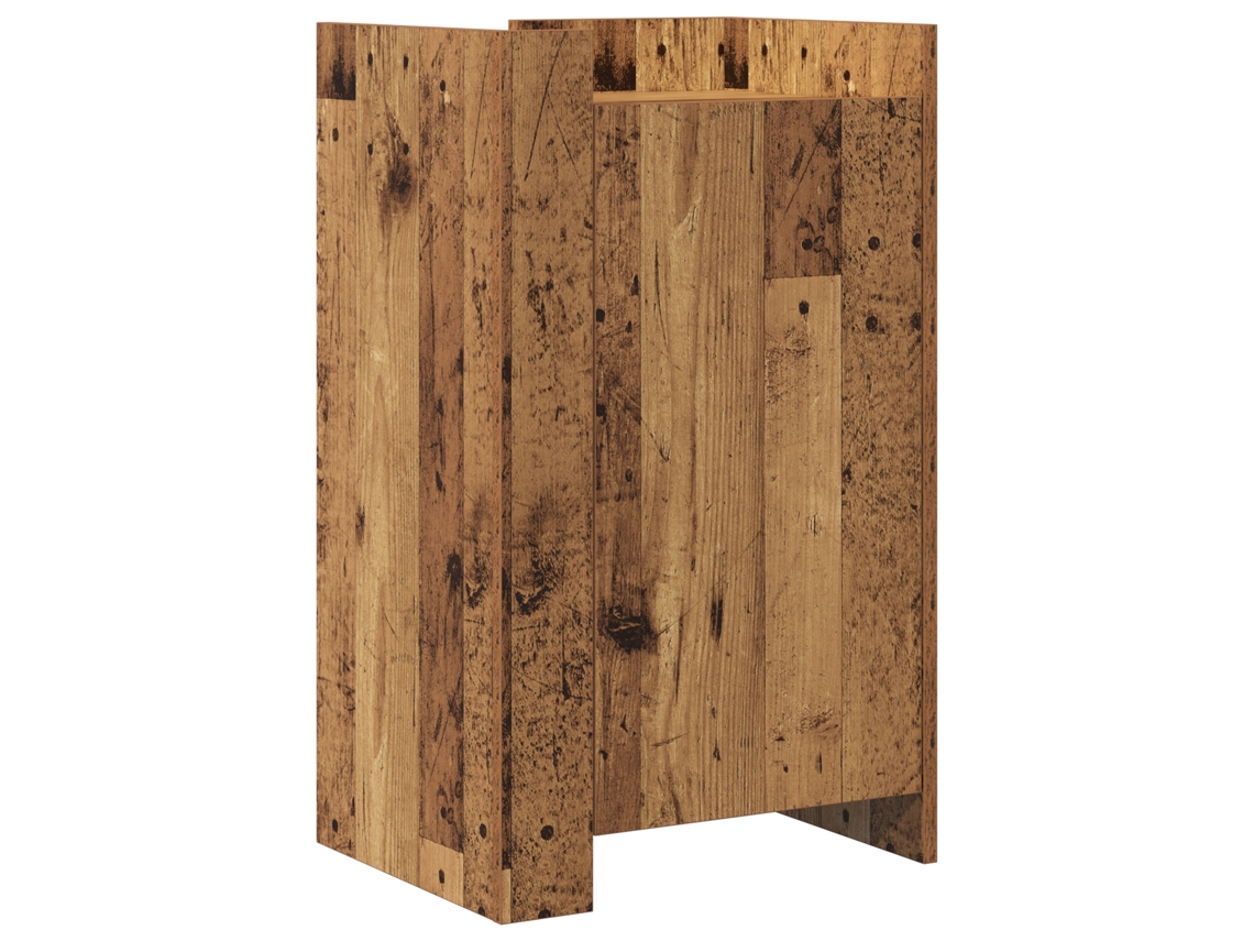 Conjunto 1 Estante De Armazenamento Vidaxl Castanho Derivados De Madeira (45 X 35 X 75 Cm)