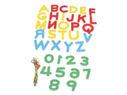 Primerox letras para Passamento Alfabeto Educativo Aprendizagem Interativa Habilidades Motoras Finas para Crianças