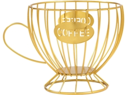 Organizador De Cápsulas Café, Ampla Capacidade Para Armazenamento Compatível Com Todos Os Tipos Versátil Bancada Ou Armário