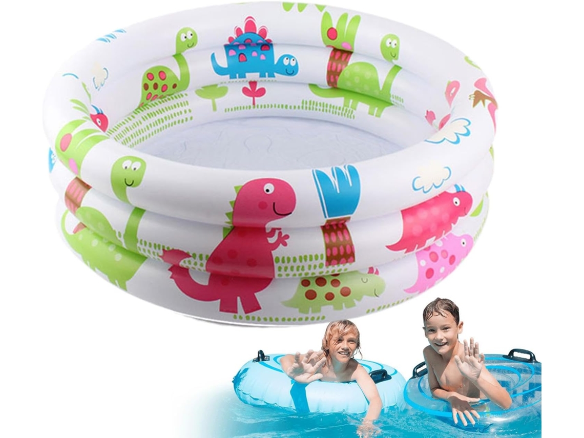 Piscina Inflável Infantil - Redonda Portátil para Família, Centro de Recreação Aquática Crianças CHABERLU