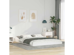 Vidaxl Estrutura Da Cama Branco 160 X 200 Cm