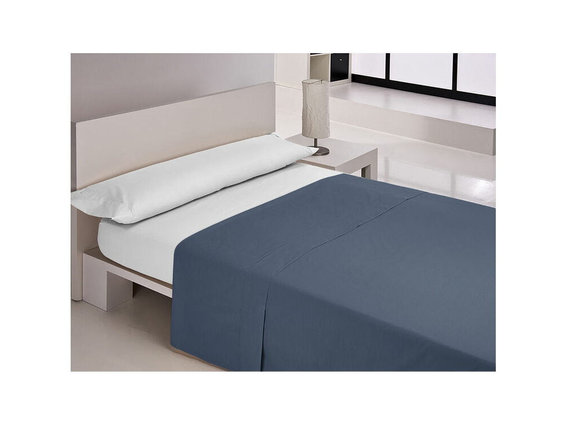 Lençol de cima HAPPY HOME MIX COLORS (Azul Marinho - King)
