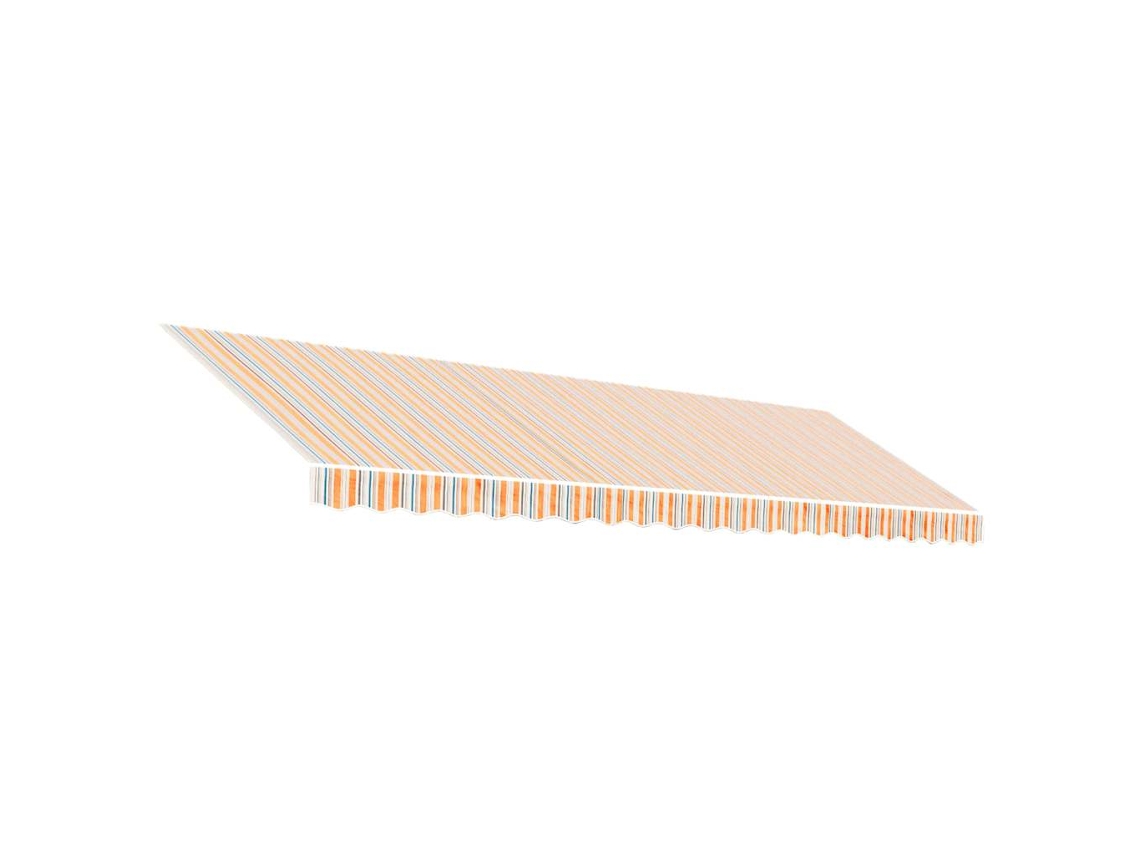 Maison Exclusive - Tecido De Substituição Para Toldo 500x350 Cm Poliéster Multicor