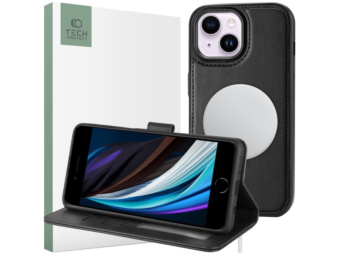 Capa Carteira TECH PROTECT Para Iphone 13 Com Proteção Magsafe E Capa