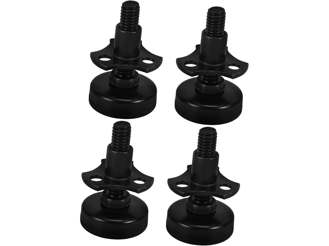 Niveladores De Móveis Ajustáveis Com Almofadas Feltro Em Aço Carbono, Conjunto De 4 Peças, Para Suporte De Plantas E