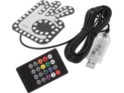 Luz De Mão Multifuncional Led Pretyzoom Para Carro, Luz De Dedo Usb Para Janelas Carro, Sinal De Advertência, Acessório