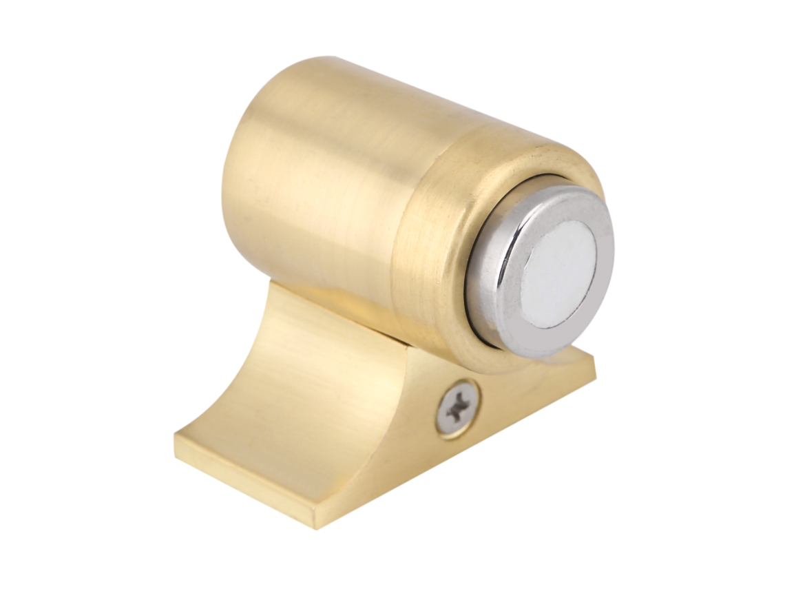 Pára Porta Magnético De Liga De Zinco Com Fecho Bronze Amarelo Para Casa