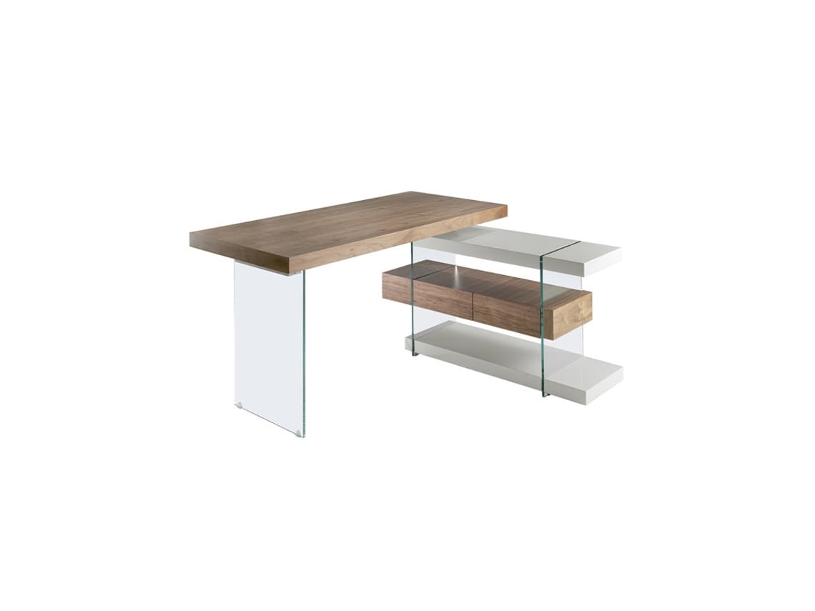 Secretária Nevada DUDECOR Walnut e Gray