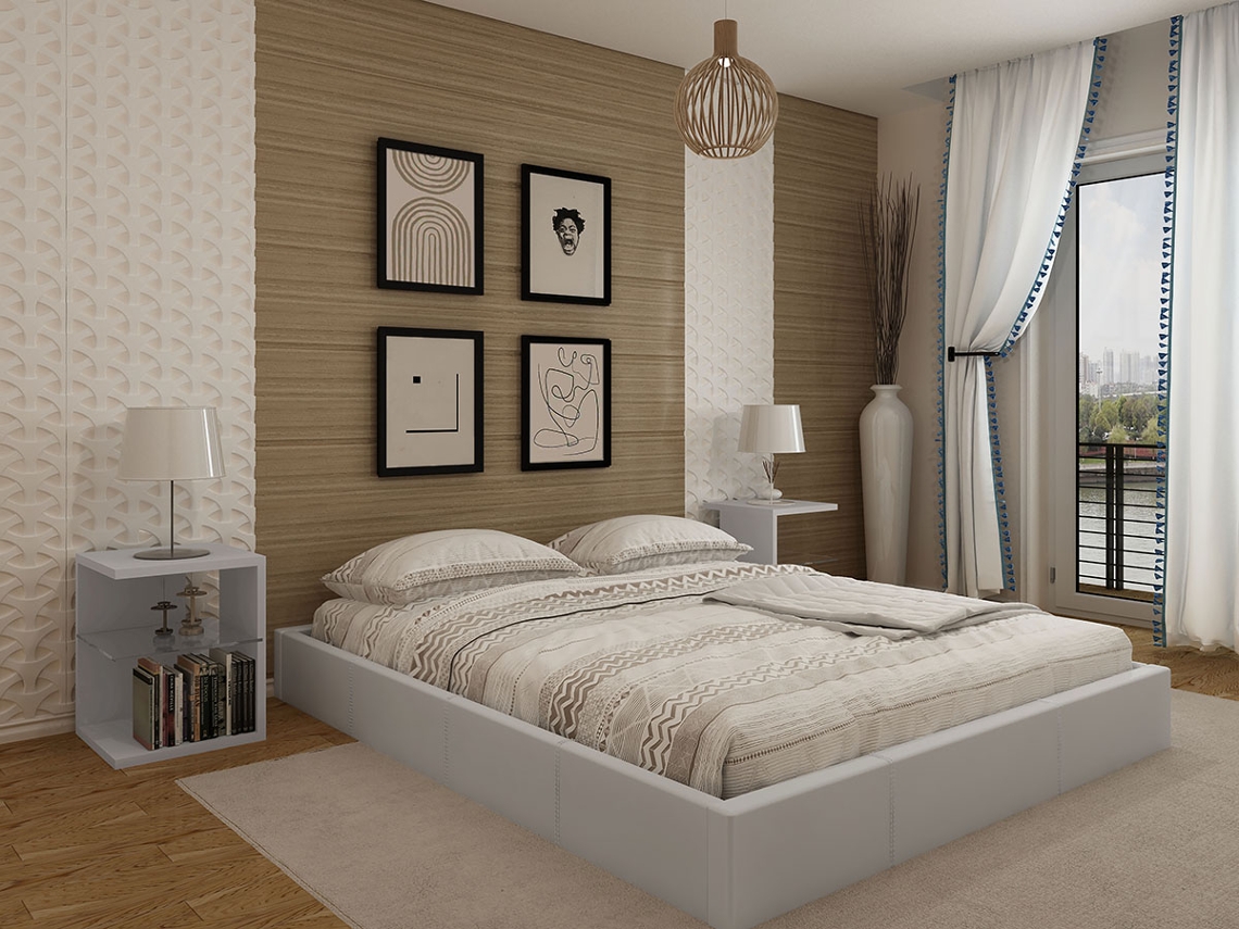 Sommier Home com Estrado Elevatório (Branco)(200x180 cm)