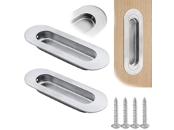 Mango deslizante ovalado de aço inoxidável polido S/MARCA 120x40mm