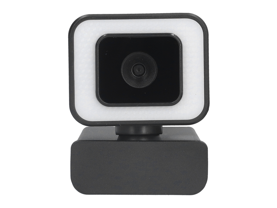 Webcam Usb, 1080p, 30fps, Com Microfone E Rotação 360°, Para Computador E Videoconferência
