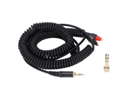 Aetheria cabo de Extensão de Áudio para Fones Hd660s Hd650 Hd600 Hd580 3.5mm 6.35mm Elástico Ofc