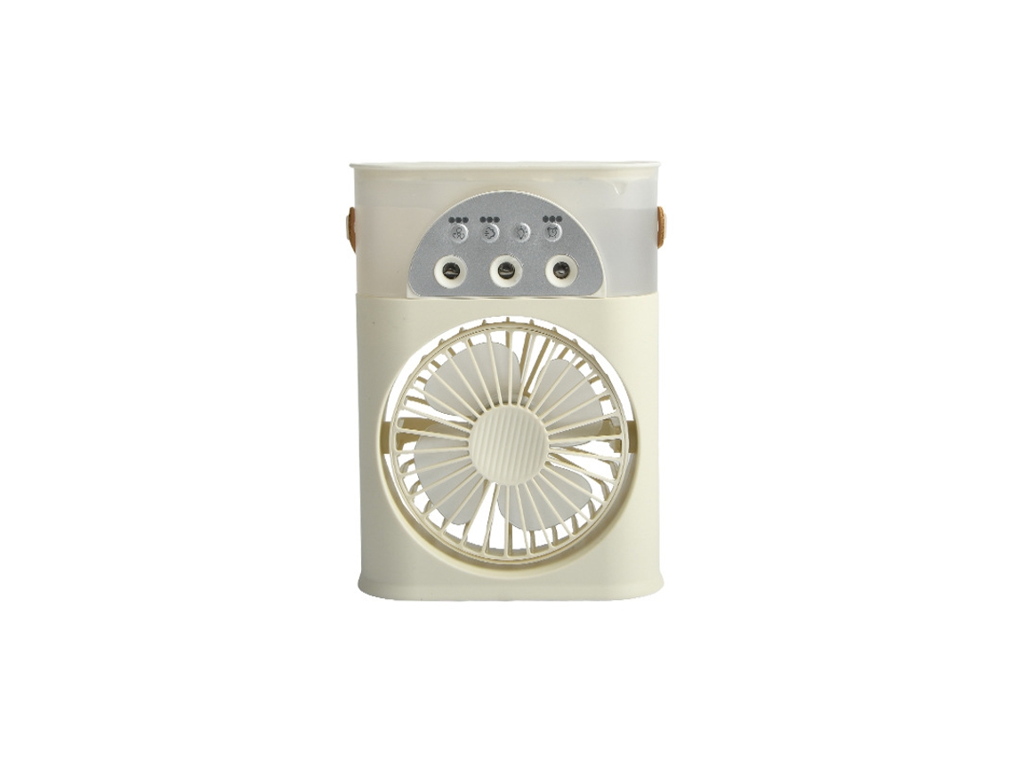 Ventilador de Mesa com Ar Condicionado, Timer de Três Posições, Função de Resfriamento, Carregamento Usb, Umidificação e Refrigeração. MDUG