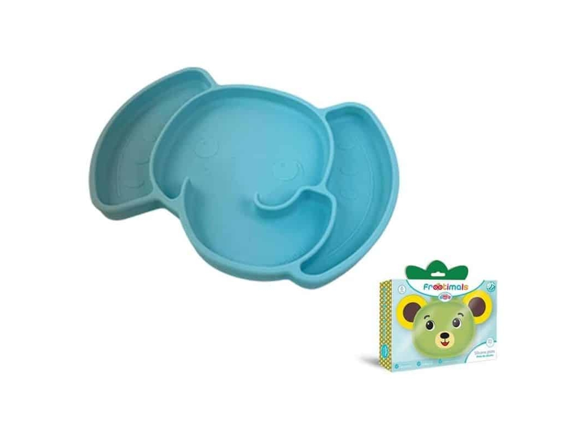 Plato De Silicona De Melany Melephant Antideslizante Frootimals Ft00005 Kids Euroswan