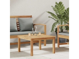 Vidaxl Mesa De Centro Castanho 60 X 60 X 36 Cm Madeira De Teca Sólida