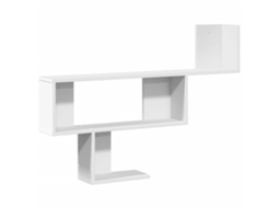 Wall Shelf, Wall Shelves Vidaxl Branco Madeira Processada (n/a)