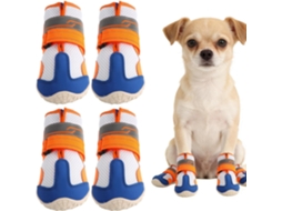 Botas Cães, Botas Antiderrapantes Ajustáveis Filhotes