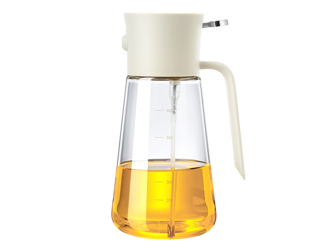 Frasco De Spray De Óleo Spray De Óleo De Cozinha Frasco De Óleo De Vidro Pulverizador De Óleo Comestível Frasco De Óleo 2 Em 1 ZMDECQNA