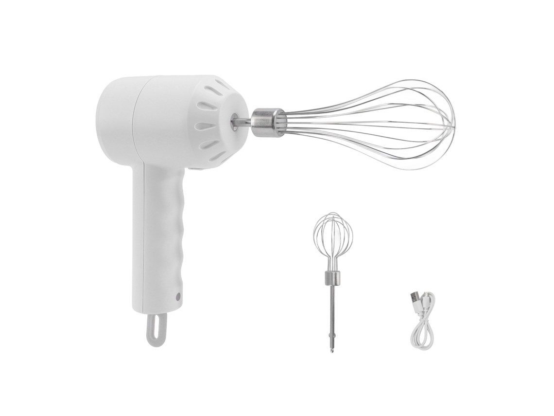 Batedeira Elétrica Portátil Sem Fios 3 Velocidades 20w para Culinária e Ovos LAXISCREED
