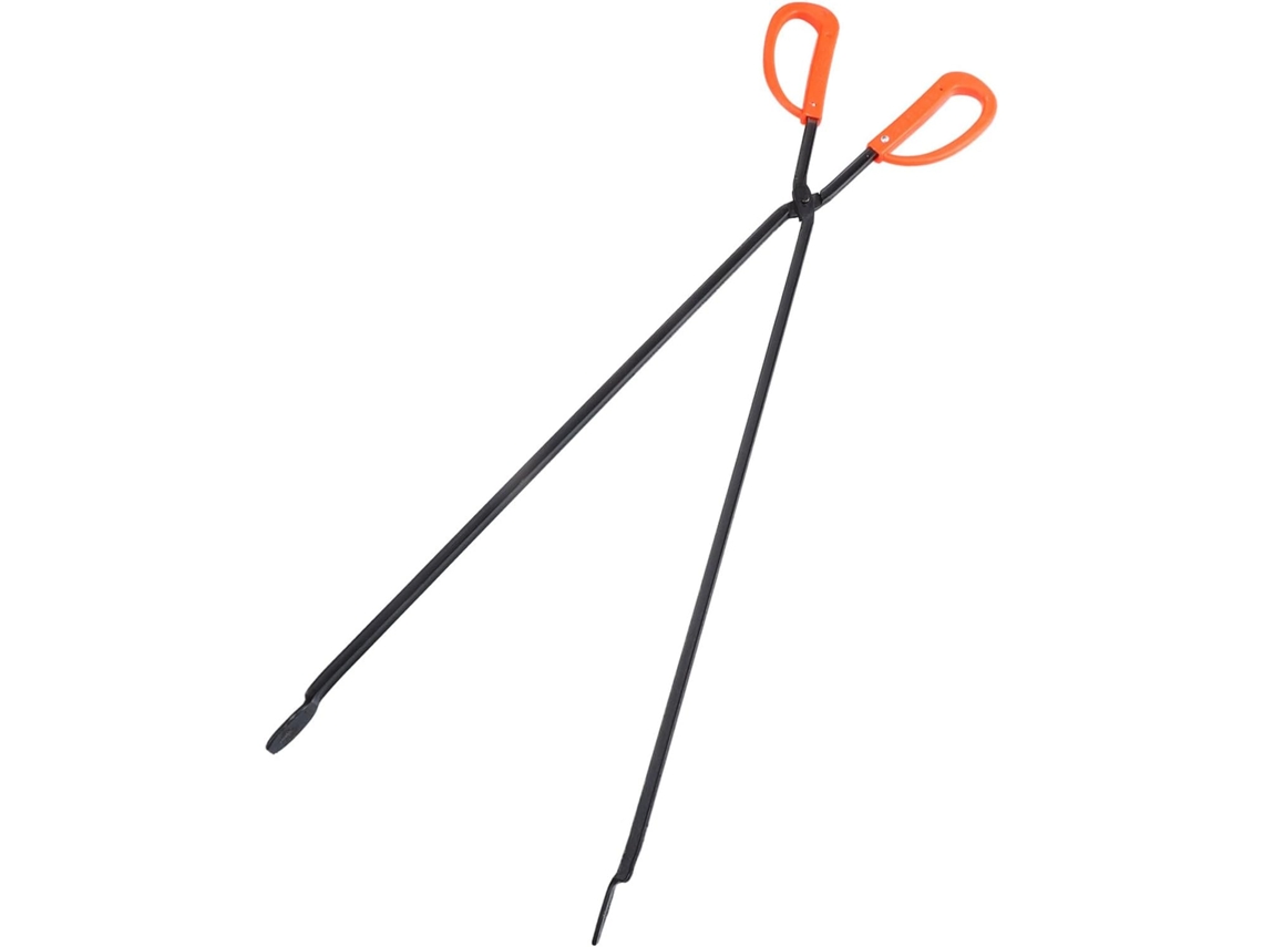 Pinça De Metal Resistente Ukcoco Para Briquetes, Coletor De Resíduos 60cm, Ideal Para Churrascos, Cozinhas Externas E