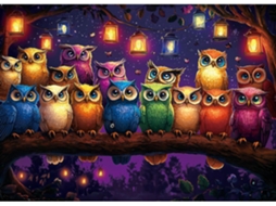 Quebra-cabeças De Coruja Para Adultos, 1000 Peças, Quebra-cabeças De Halloween, Jogo Desafiador De 1000 Peças (roxo)