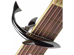 Capo Shark, Grampo De Tom Em Liga De Zinco Para Violão, Folk E Guitarra Elétrica. Aquaforge