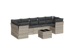 Garden Sofa Set, Garden Sofa Sets Vidaxl Cinzeto Rattan / Vime (n/a)