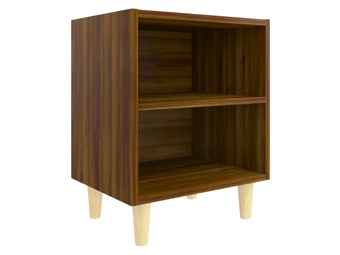 Bed Cabinet, Bed Cabinets Vidaxl Marrom Madeira Processada (n/a)