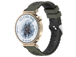 Pulseira De Silicone Para Relógio Com Estampa De Girassol Em Duas Cores