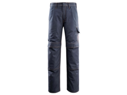Calças Grandes Com Bolsos Para Joelheiras Multisafe 06679 Azul 62 / 32 MASCOT