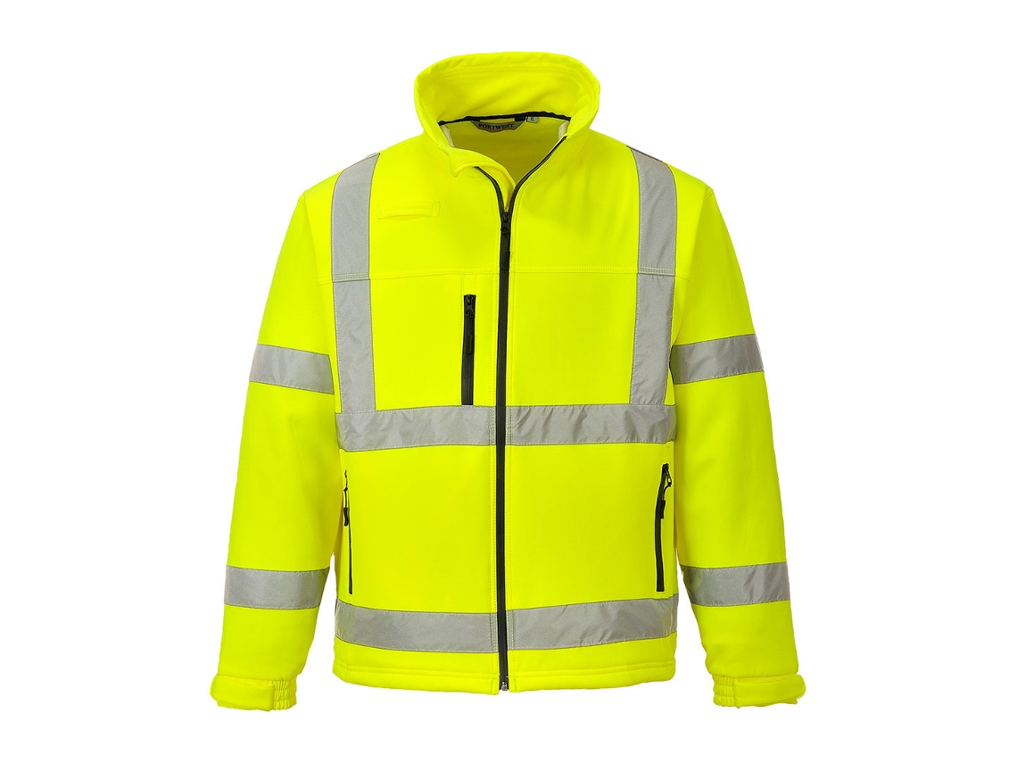 Softshell Clássico De Alta Visibilidade (3 Camadas) - Proteção E Conforto Laranja / Gg