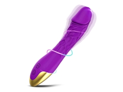 Vibrador Gspot, À Prova Dágua, Recarregável, Portátil, Sem Fio, Massageador Vibratório, Brinquedo Sexual Para Seu Prazer, Roxo.