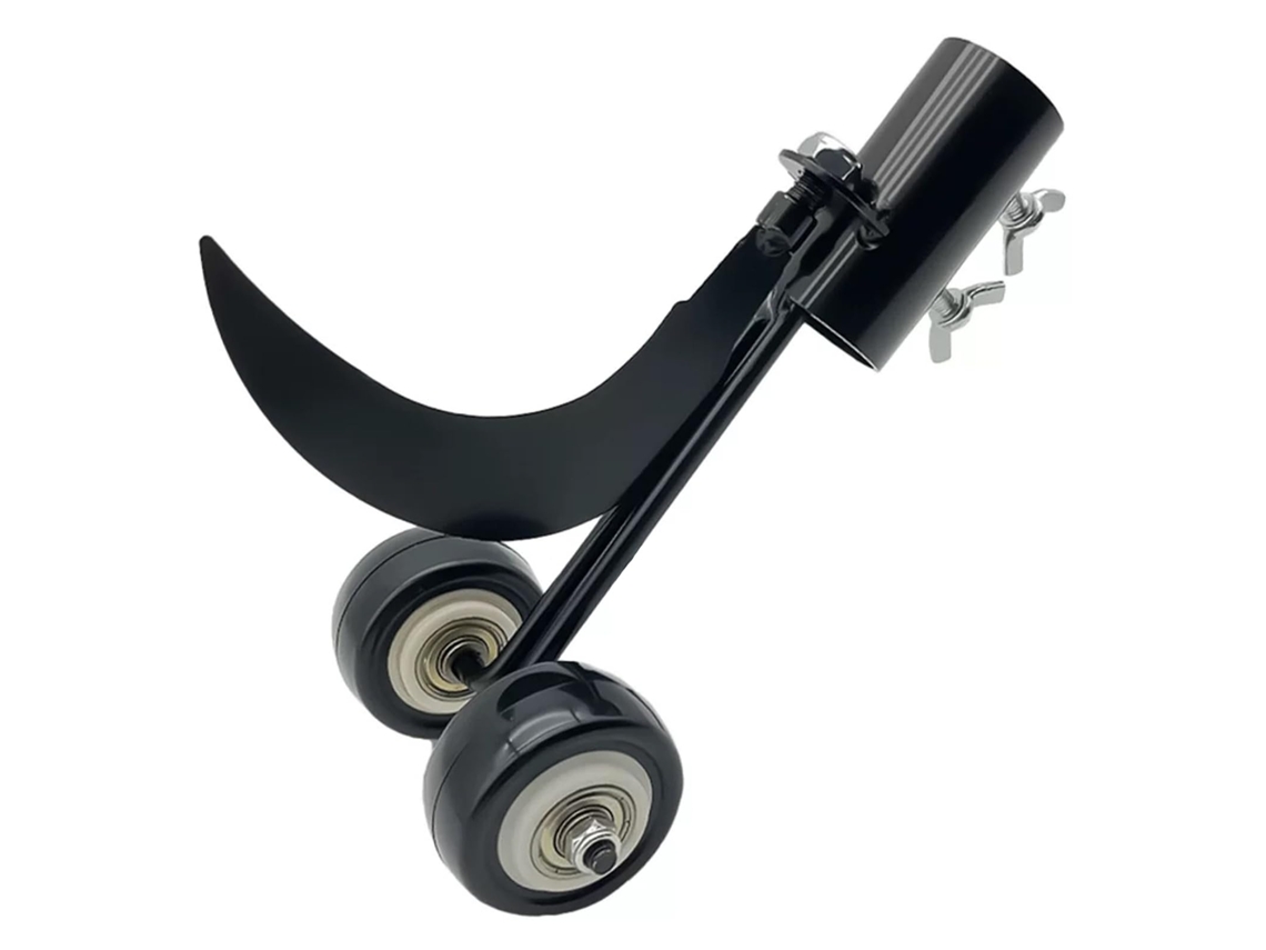 Arrancador De Ervas Manual Com Gancho – Removedor De Ervas Daninhas – Acessórios De Jardim – 20,5 × 11,5 × 6 Cm – Preto – Aço Carbono