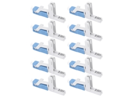 Aetheria 10pcs Conector Rápido de Fibra Óptica Sc/upc Tipo Embutido para Ftth