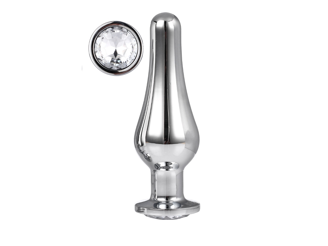 Plug Anal DREAM TOYS Gleaming Love (Prateado - Ø 4 cm)