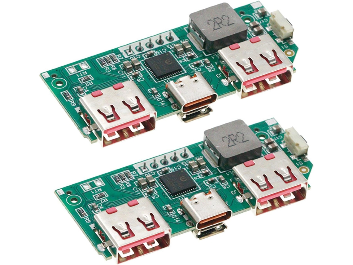 Unidades De Módulo Carregamento Rápido 5v 3a Com Display Digital
