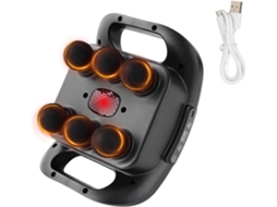 Massageador Elétrico De 6 Cabeças. Pistola De Massagem Muscular Com 9 Níveis E 9 Modos SUNNY SPACES