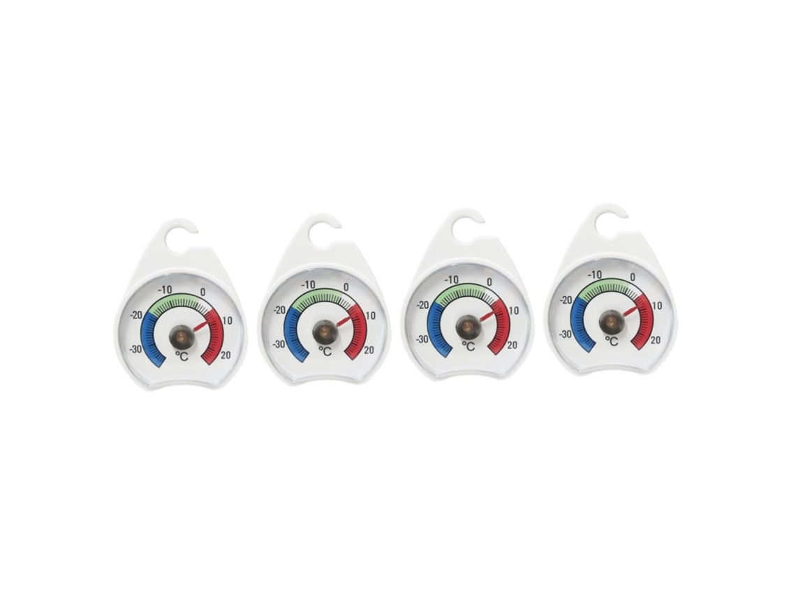 Conjunto De 4 Termômetros Amosfun Para Monitoramento Temperatura Em Geladeira, Termômetro Digital, Termômetro Para