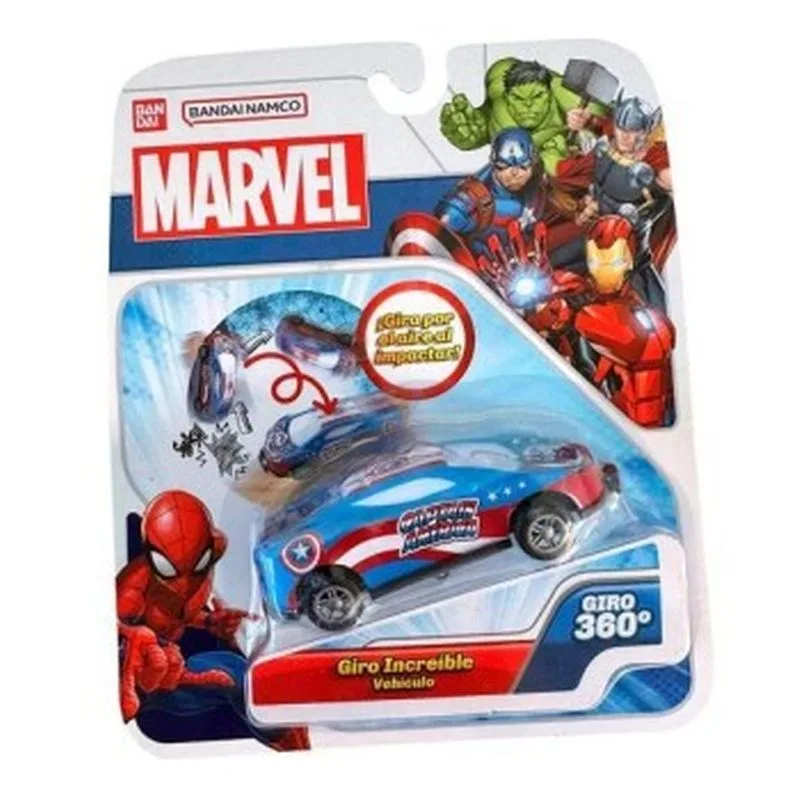 Marvel Car Flip Cars Incredible Spins Capitão América AR79204 Bandaip25