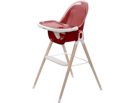 Cadeira de Refeição  ARTO Vermelho (Madeira - 54x57x103 cm)