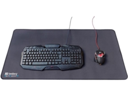 Tapete de Mesa Sandberg Gamer XXXL - para Mouse e Teclado Extra Grande Base Antiderrapante Rato Jogos À Prova