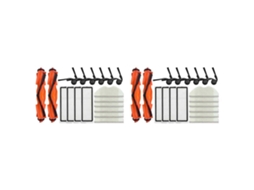 Conjunto De 2 Acessórios Para Aspirador Robô Xiaomi S40 / Ov81: Escova Lateral Principal, Pano De Limpeza E Filtro Hepa De Substituição._ozo