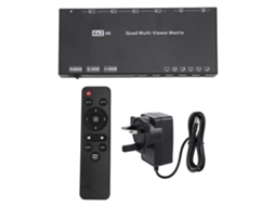 Switch Hdmi 4k 30hz LAXISCREED com Controle Remoto