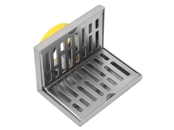 Ralo de canto em aço inox 304, resistente à corrosão, 2.3 polegadas | S/MARCA