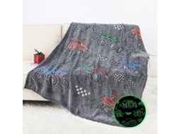 Manta De Flanela Estampada, Cobertor Fino E Quente Para Todas As Estações, Ideal Para Sesta, Escritório E Oferta 130x150cm Carro Hexinyigjly