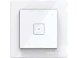 Interruptor unipolar com fio branco WS 01m Tech Drivers