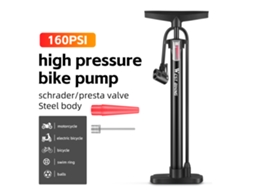 Bomba de Pé Mali portátil 160psi para pneus de bicicleta moto bola inflador multifuncional