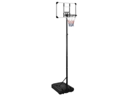 Vidaxl Tabela De Basquetebol 280-350 Cm Policarbonato Transparente