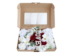 Caixa de Flores Longas para Dia de São Valentim Presente LAXISCREED