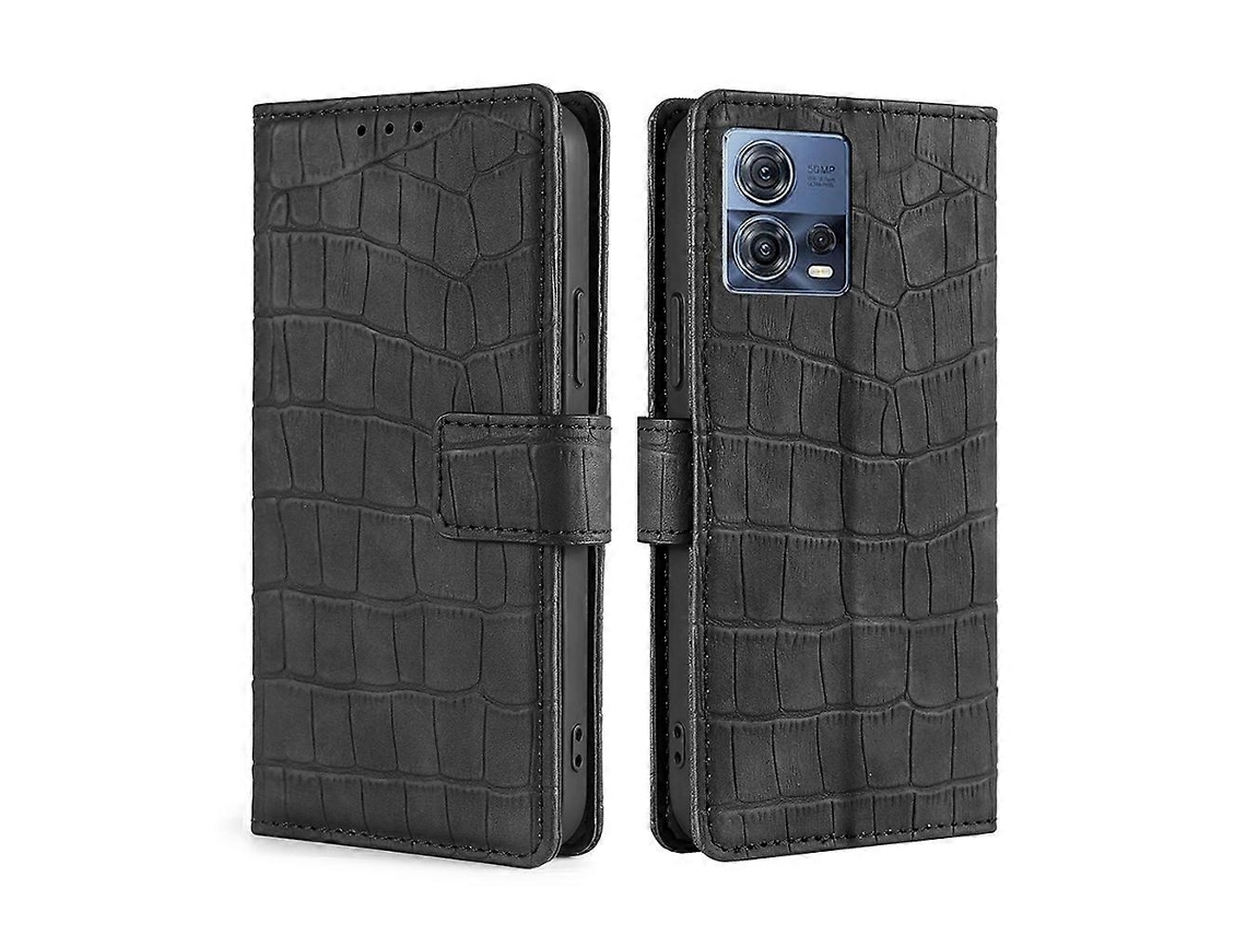 Capa De Couro Com Fecho Magnético E Sensação De Pele De Crocodilo Para Motorola Edge S30 Pro 5g/edge 30 Fusion